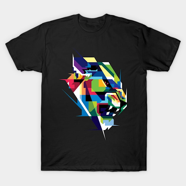 colorfull tiger T-Shirt by mrasyidkvec